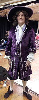 Colin in Playford costume