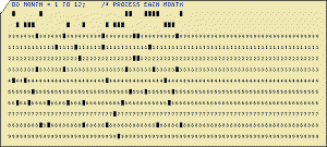 Punched card